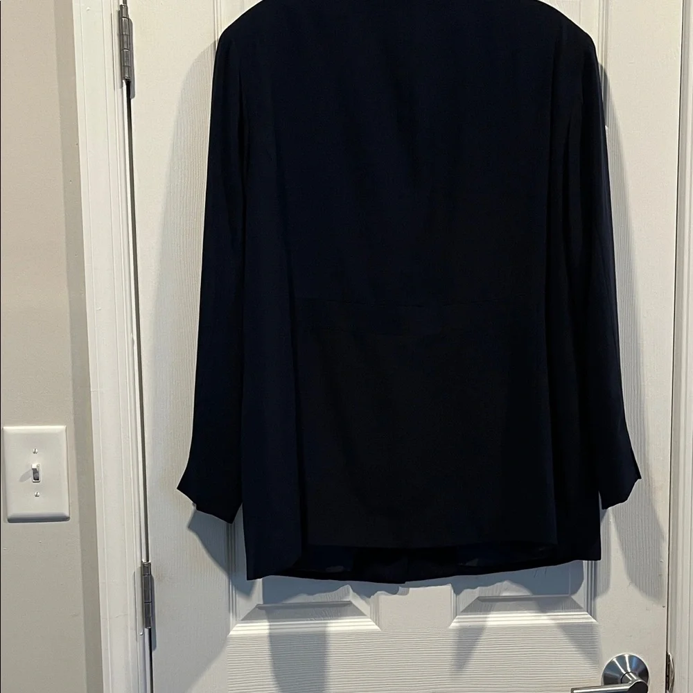 Elegant Women's Navy Blue Blazer Maggie Mcnaughton Business, Office WearSize 20W